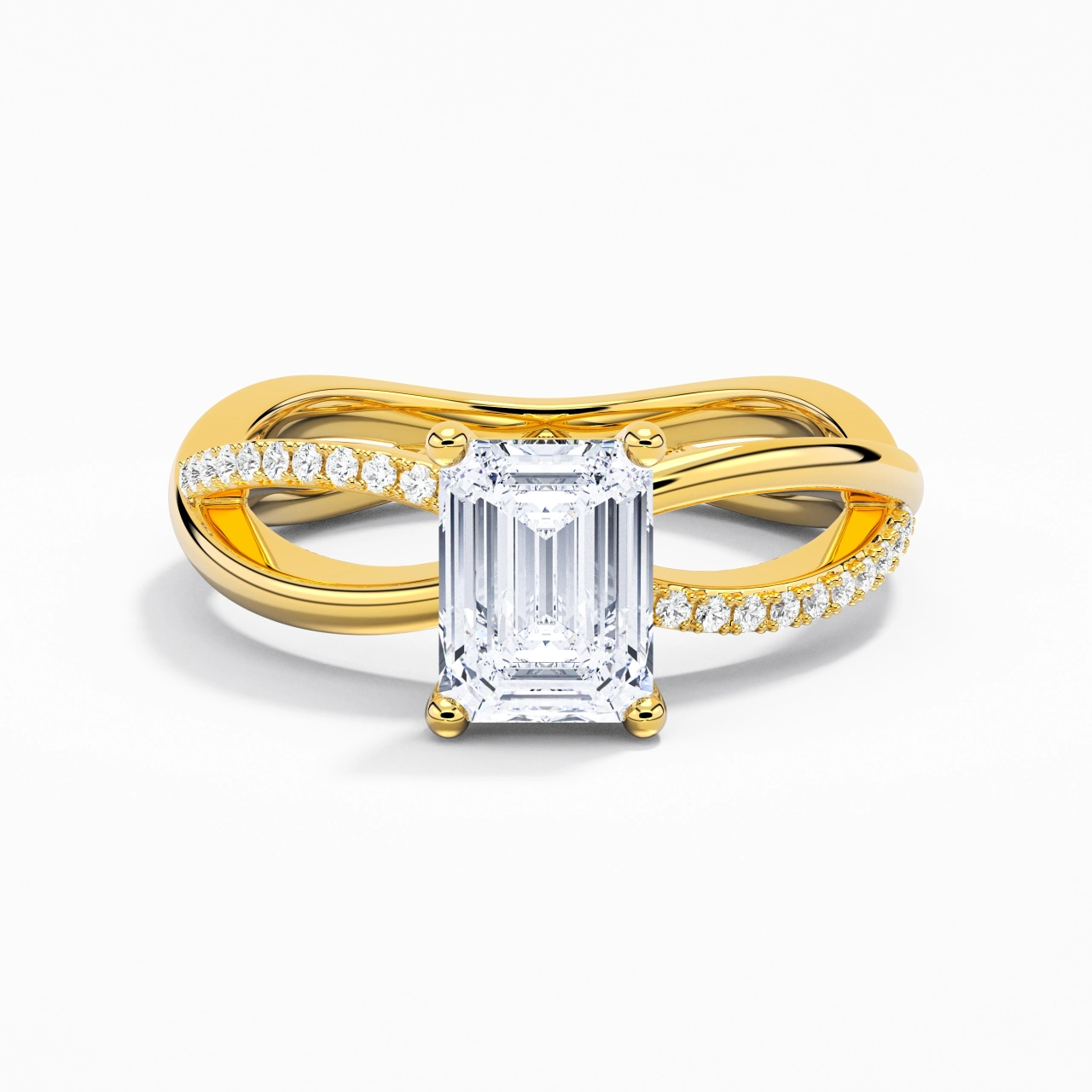 Prong Engagement Ring 2.00ct Moissanite
