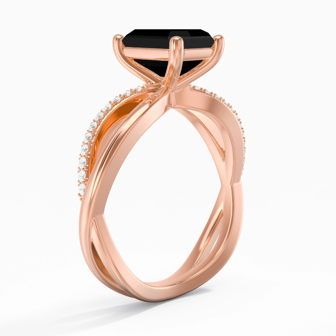 Prong Engagement Ring 2.00ct Cubic Zirconia