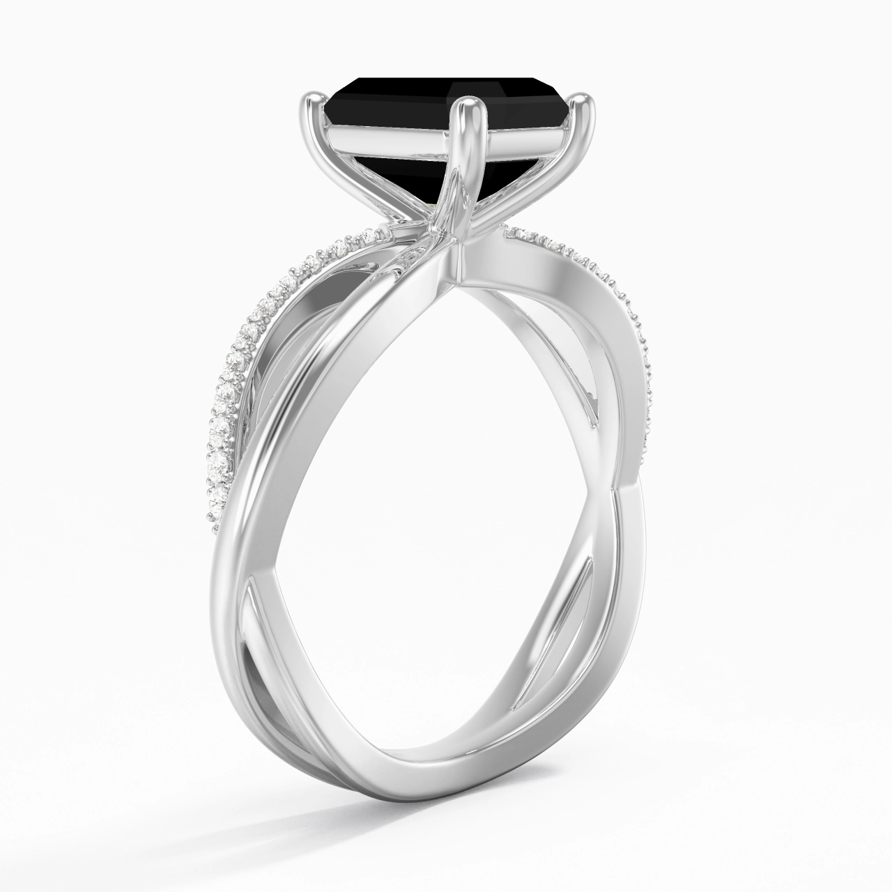 Prong Engagement Ring 2.00ct Cubic Zirconia