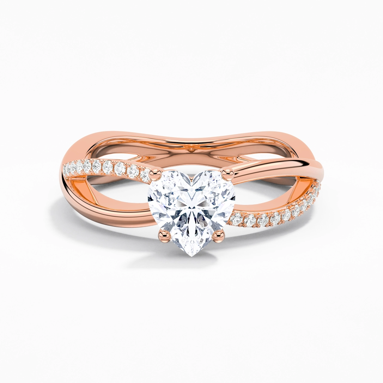 Prong Engagement Ring 1.20ct Moissanite