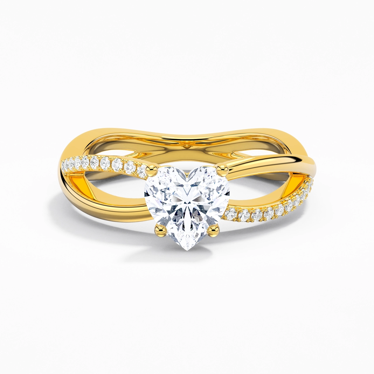 Prong Engagement Ring 1.20ct Moissanite