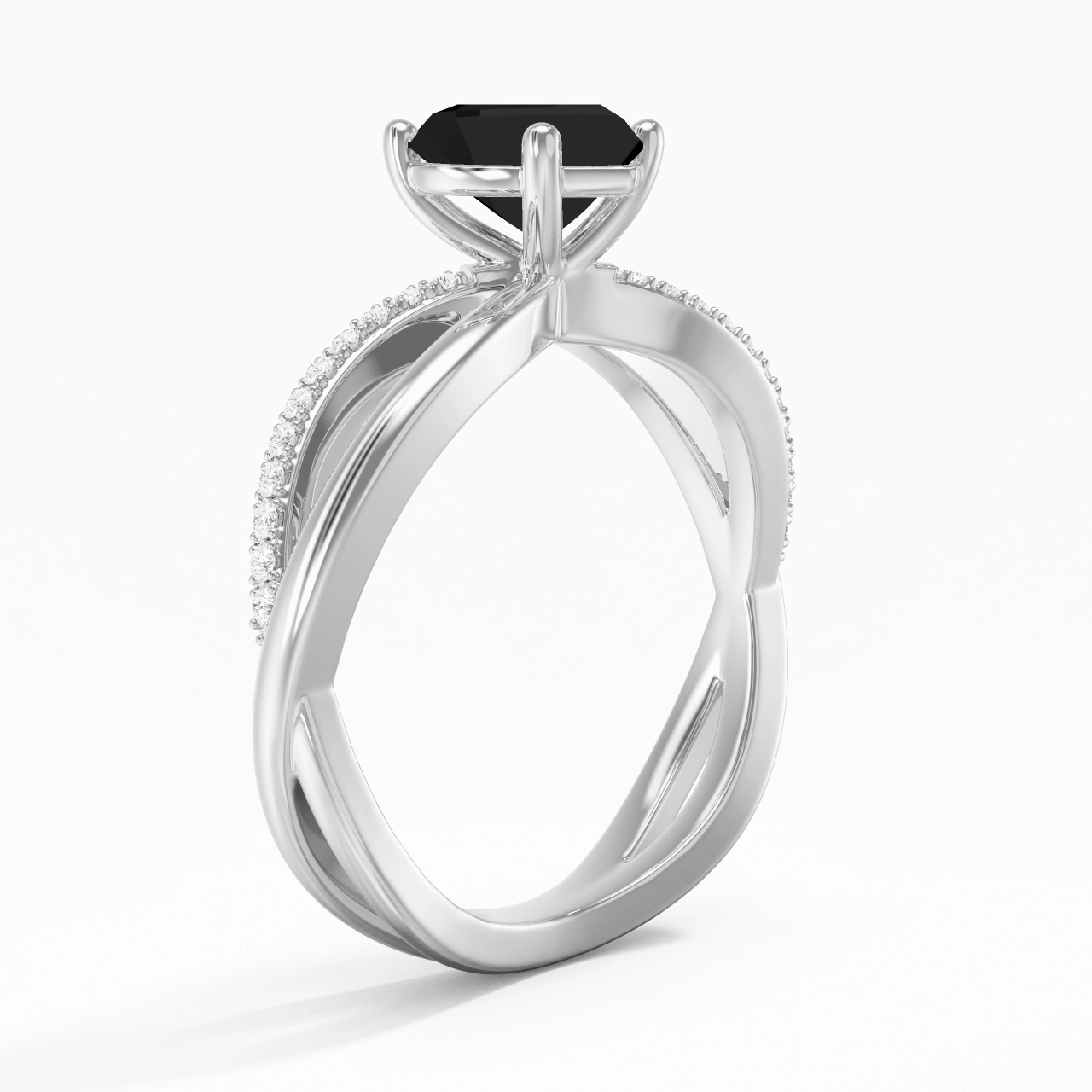 Prong Engagement Ring 1.20ct Cubic Zirconia