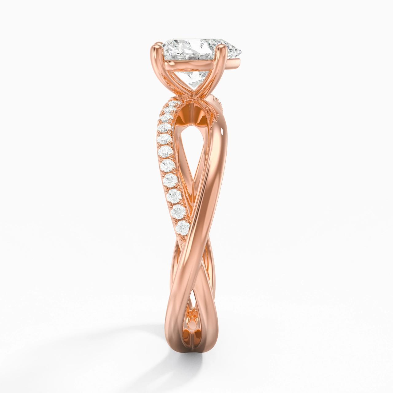 Prong Engagement Ring 1.20ct Moissanite