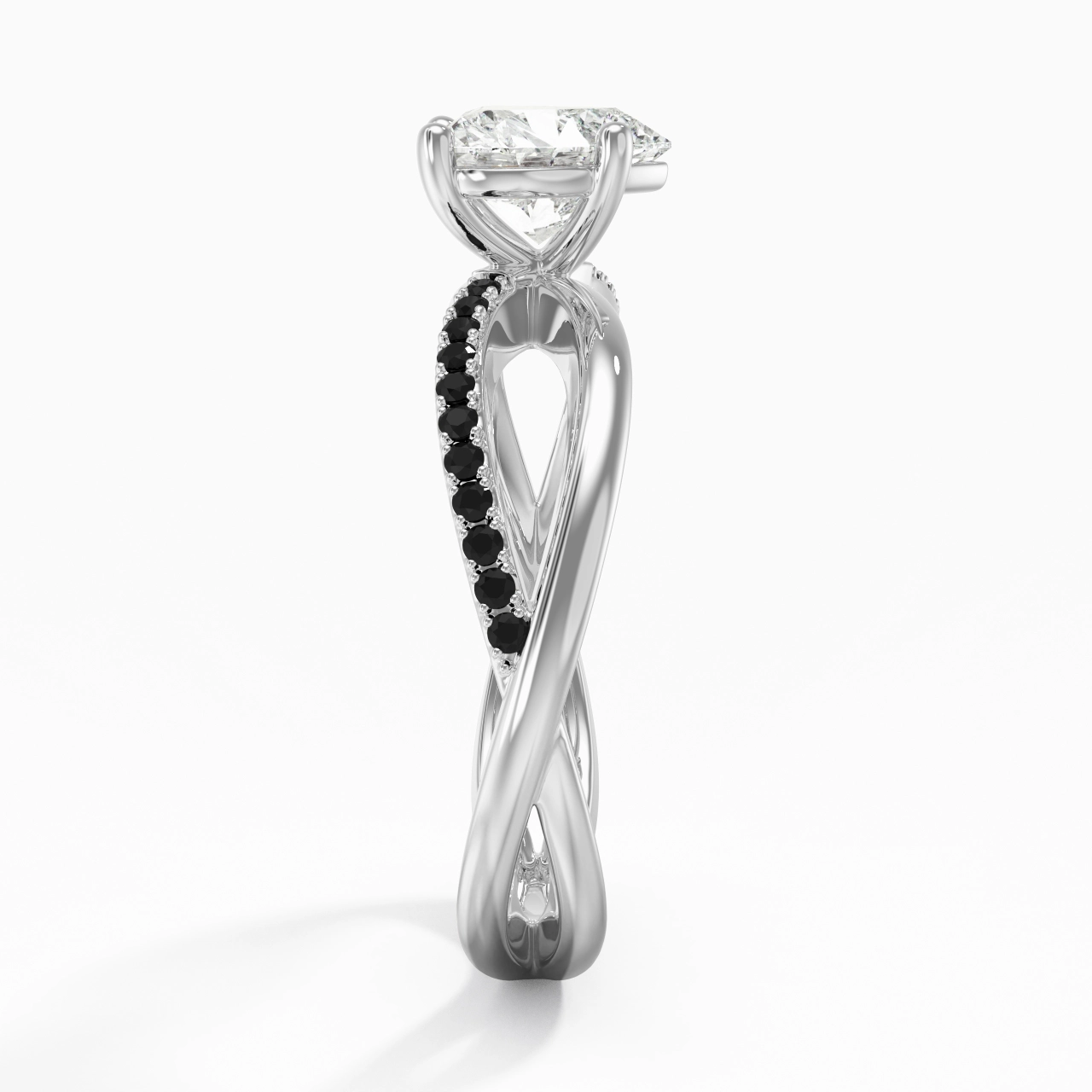 Prong Engagement Ring 1.20ct Cubic Zirconia