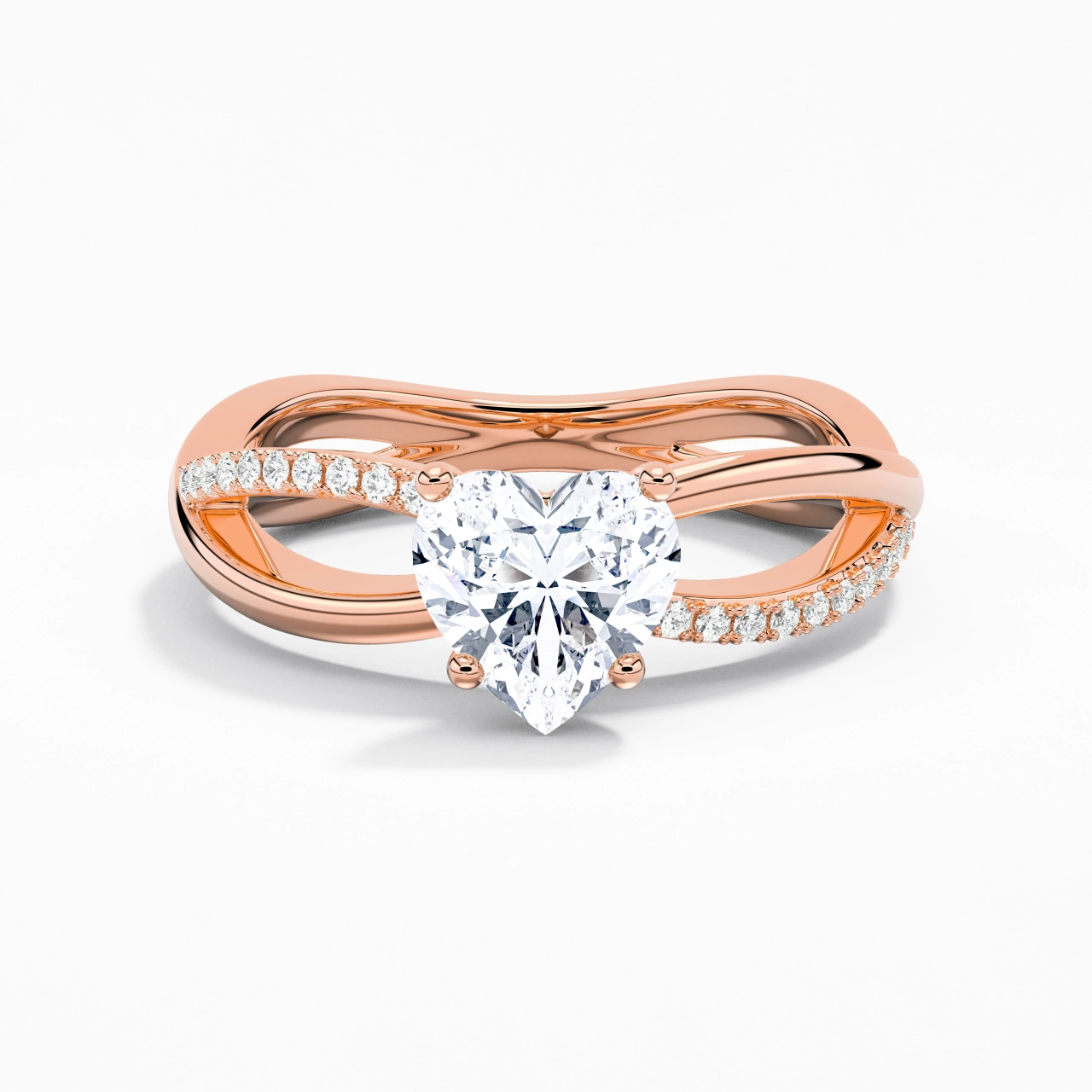 Prong Engagement Ring 1.50ct Moissanite
