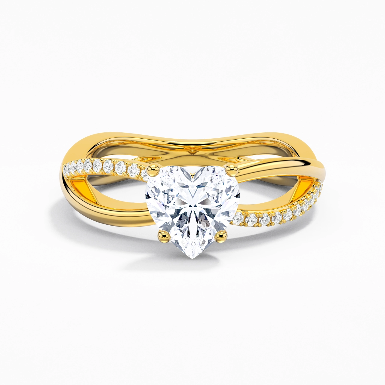 Prong Engagement Ring 1.50ct Moissanite