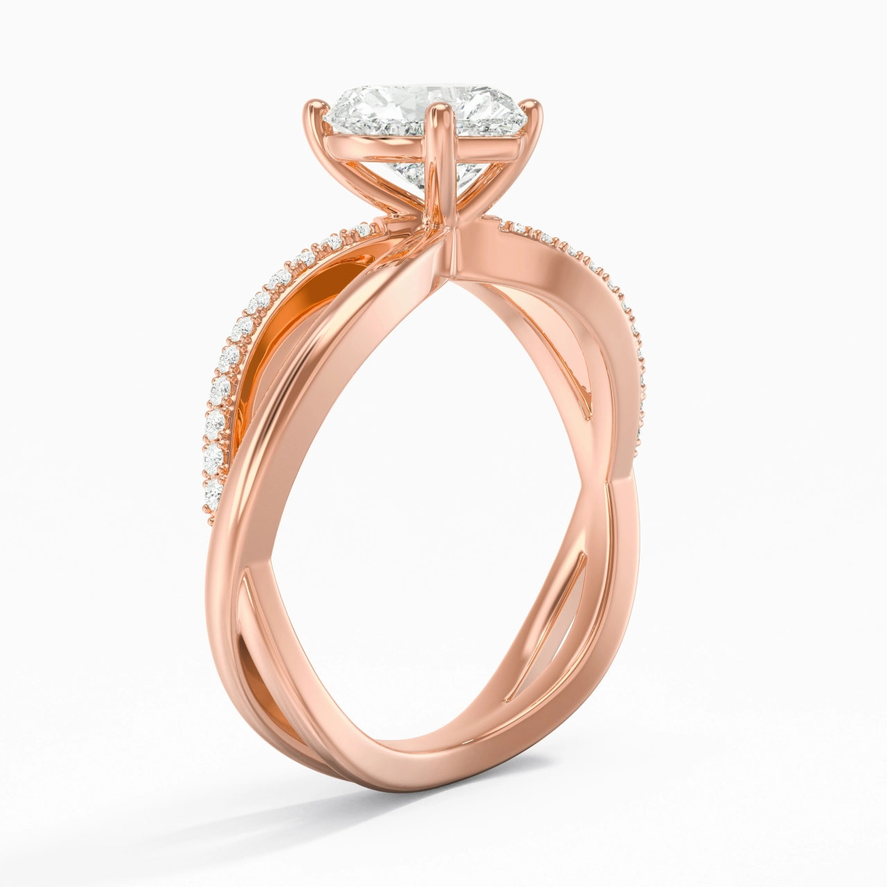 Prong Engagement Ring 1.50ct Moissanite