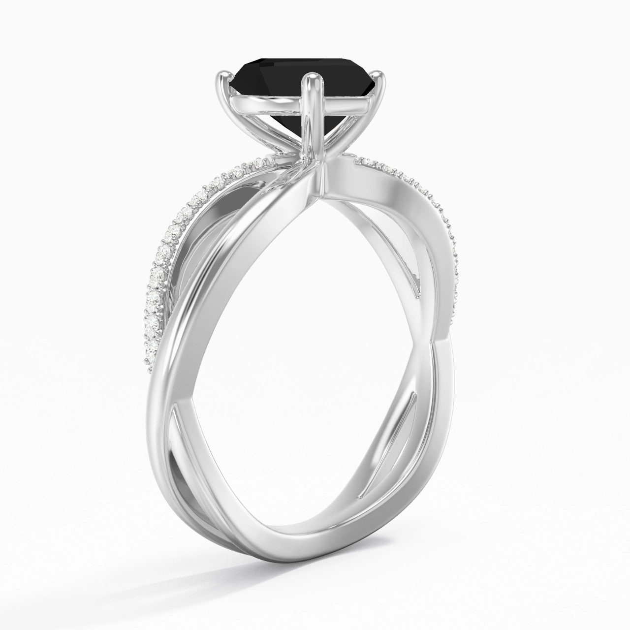 Prong Engagement Ring 1.50ct Cubic Zirconia