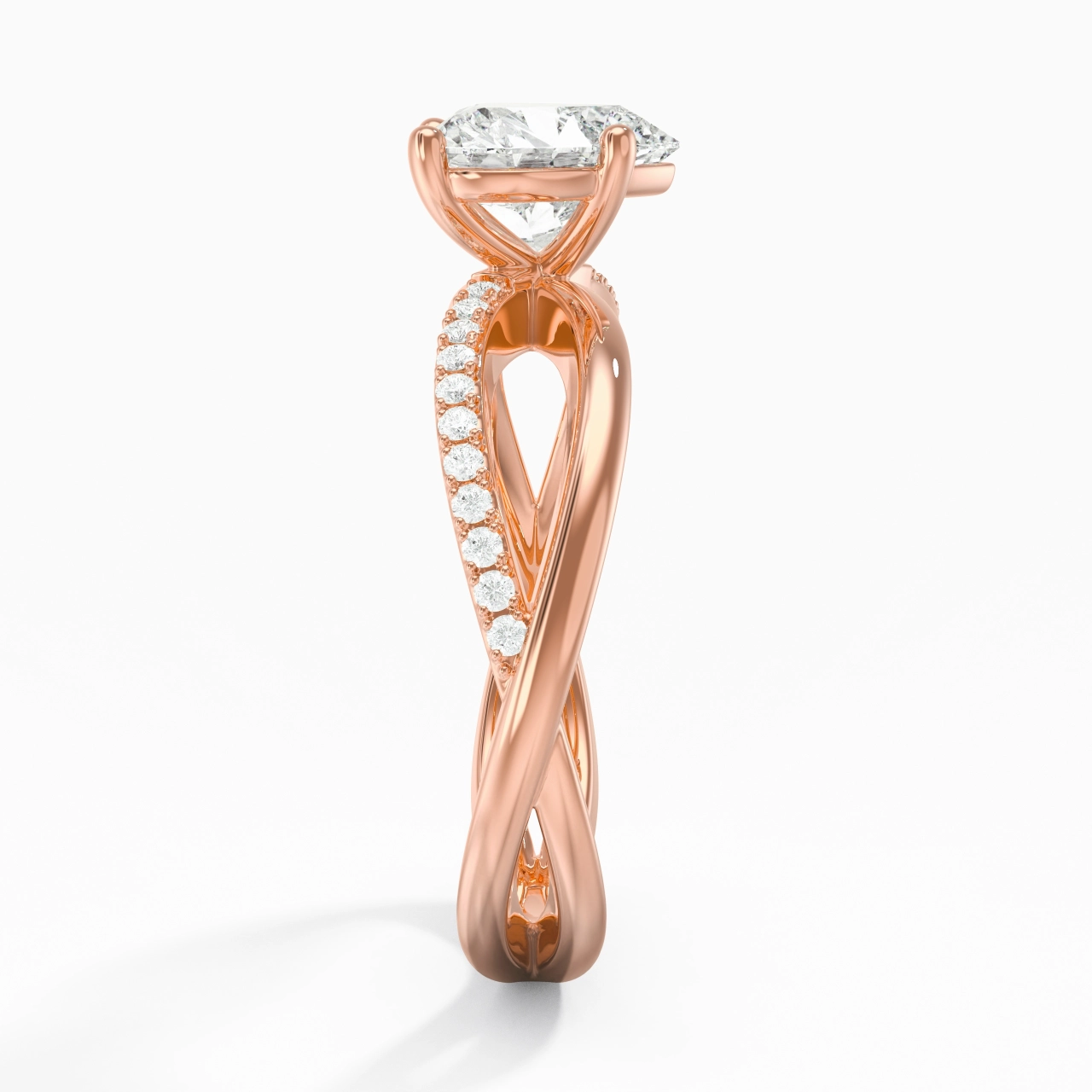 Prong Engagement Ring 1.50ct Moissanite