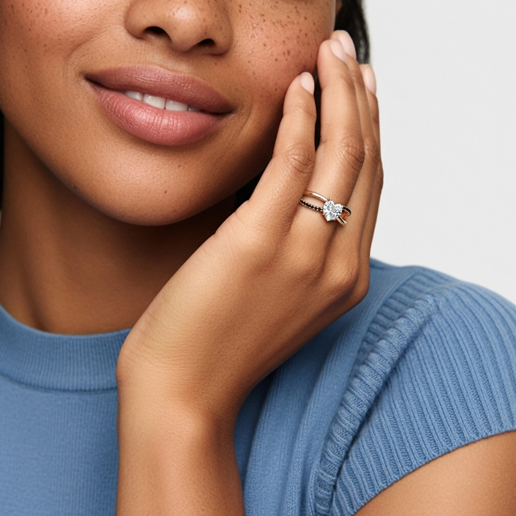 Prong Engagement Ring 1.00ct Cubic Zirconia