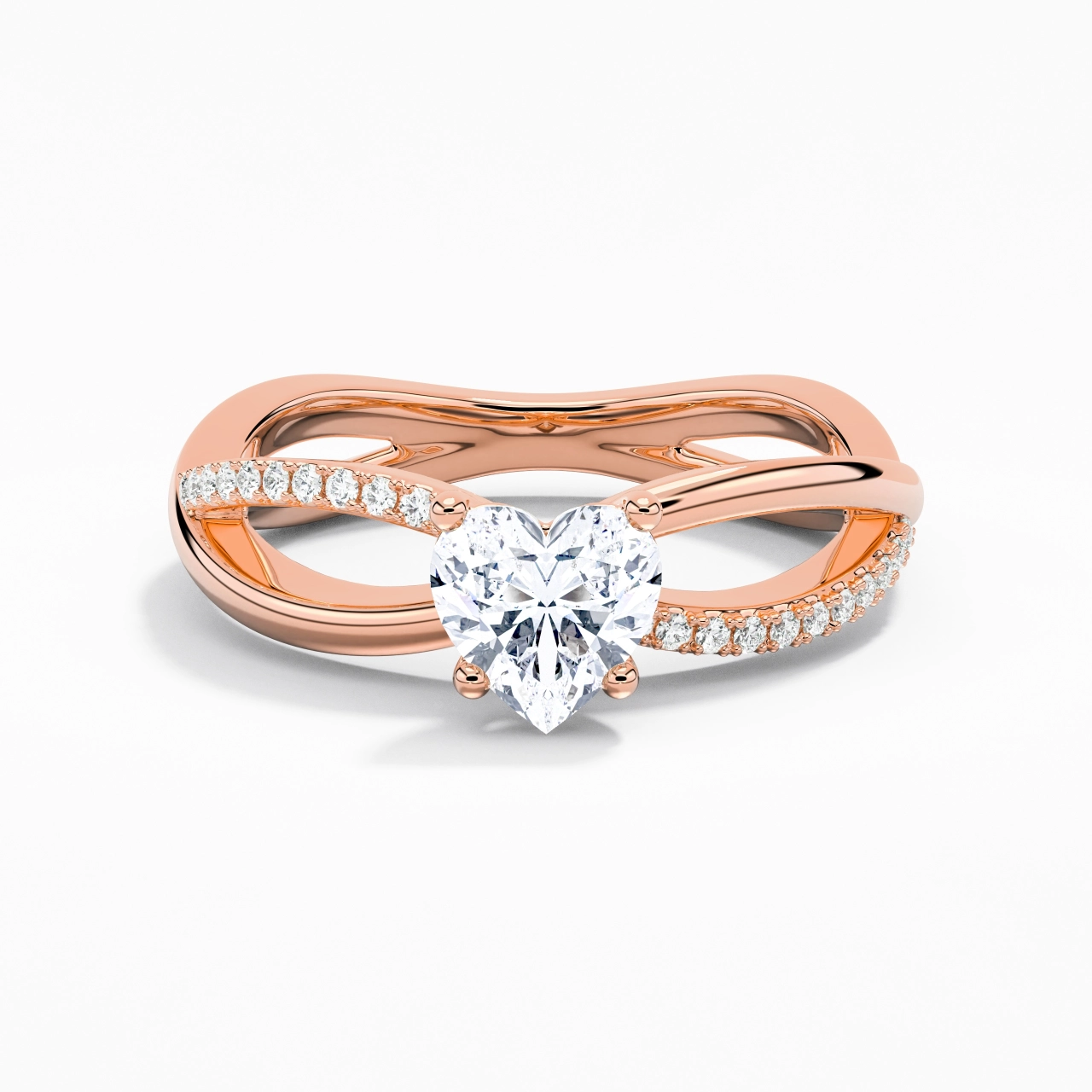 Prong Engagement Ring 1.00ct Moissanite