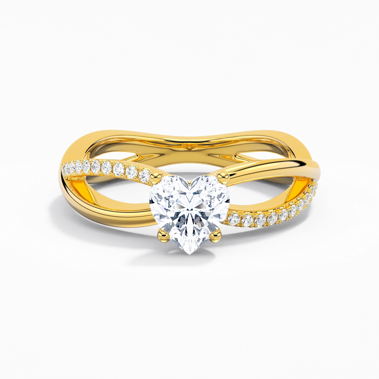 Prong Engagement Ring 1.00ct Moissanite