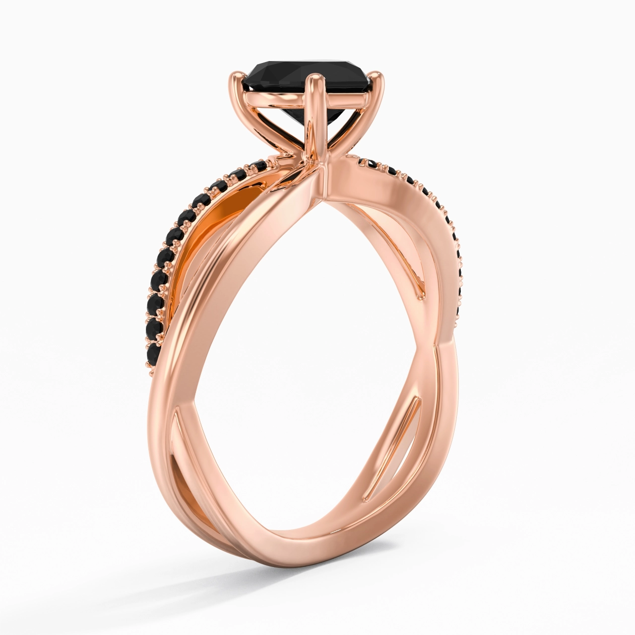 Prong Engagement Ring 1.00ct Cubic Zirconia