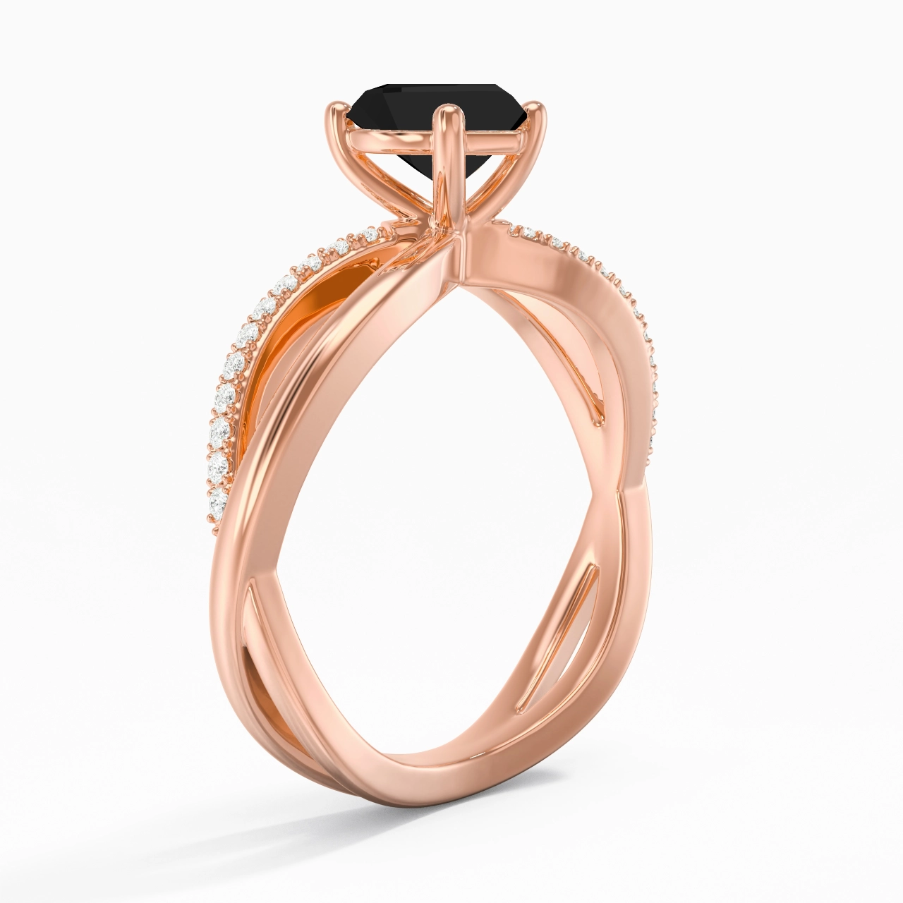 Prong Engagement Ring 1.00ct Cubic Zirconia