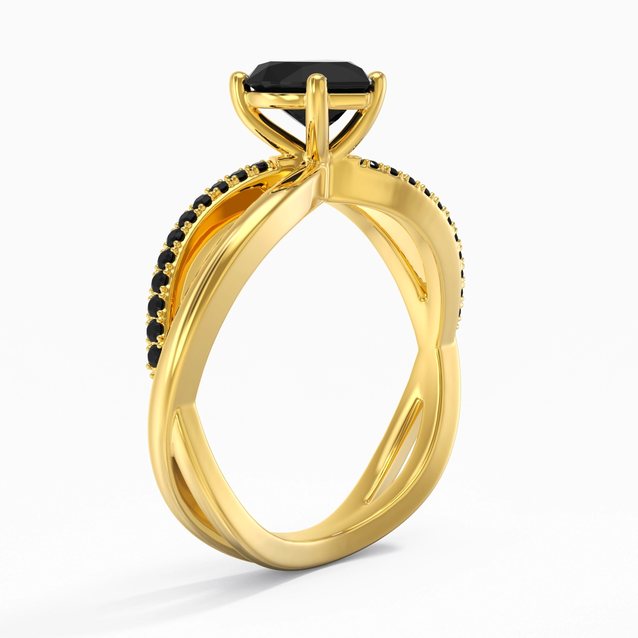 Prong Engagement Ring 1.00ct Cubic Zirconia