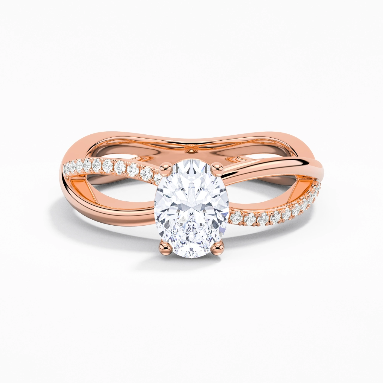 Prong Engagement Ring 1.50ct Moissanite