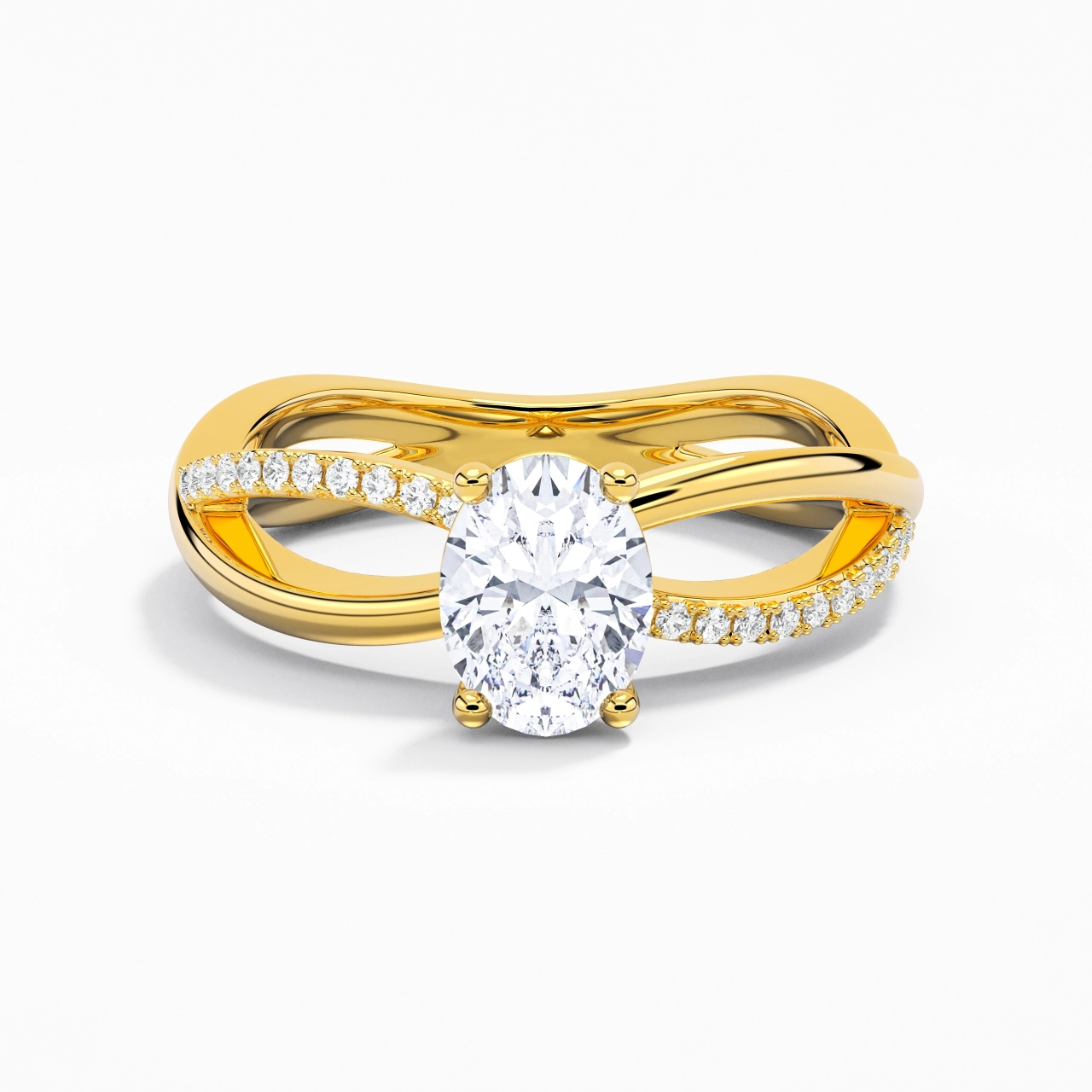 Prong Engagement Ring 1.50ct Moissanite