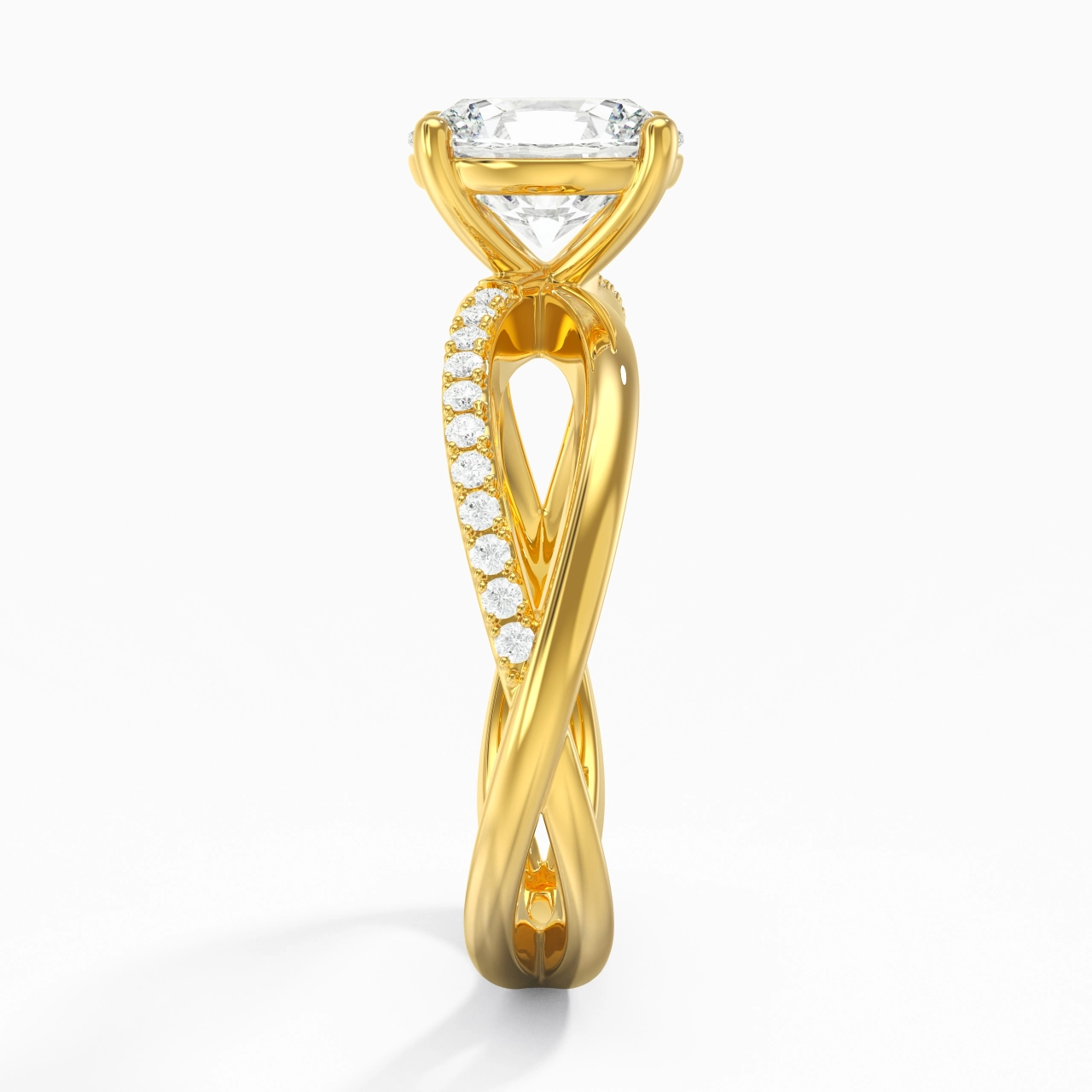 Prong Engagement Ring 1.50ct Moissanite