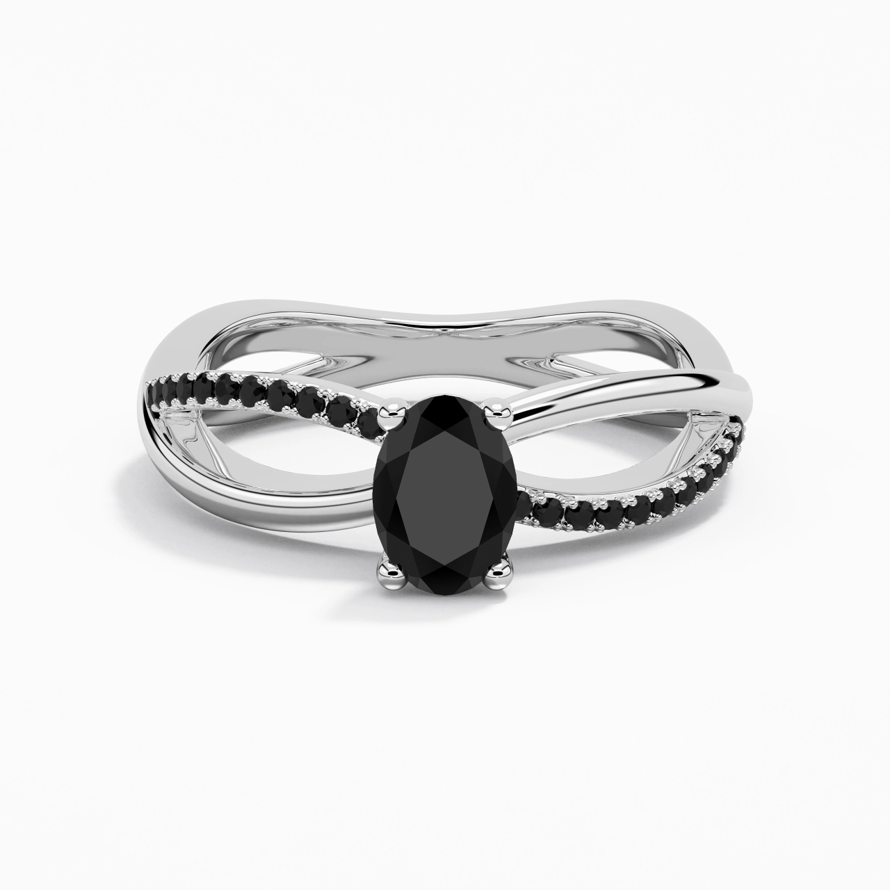 Prong Engagement Ring 1.00ct Cubic Zirconia