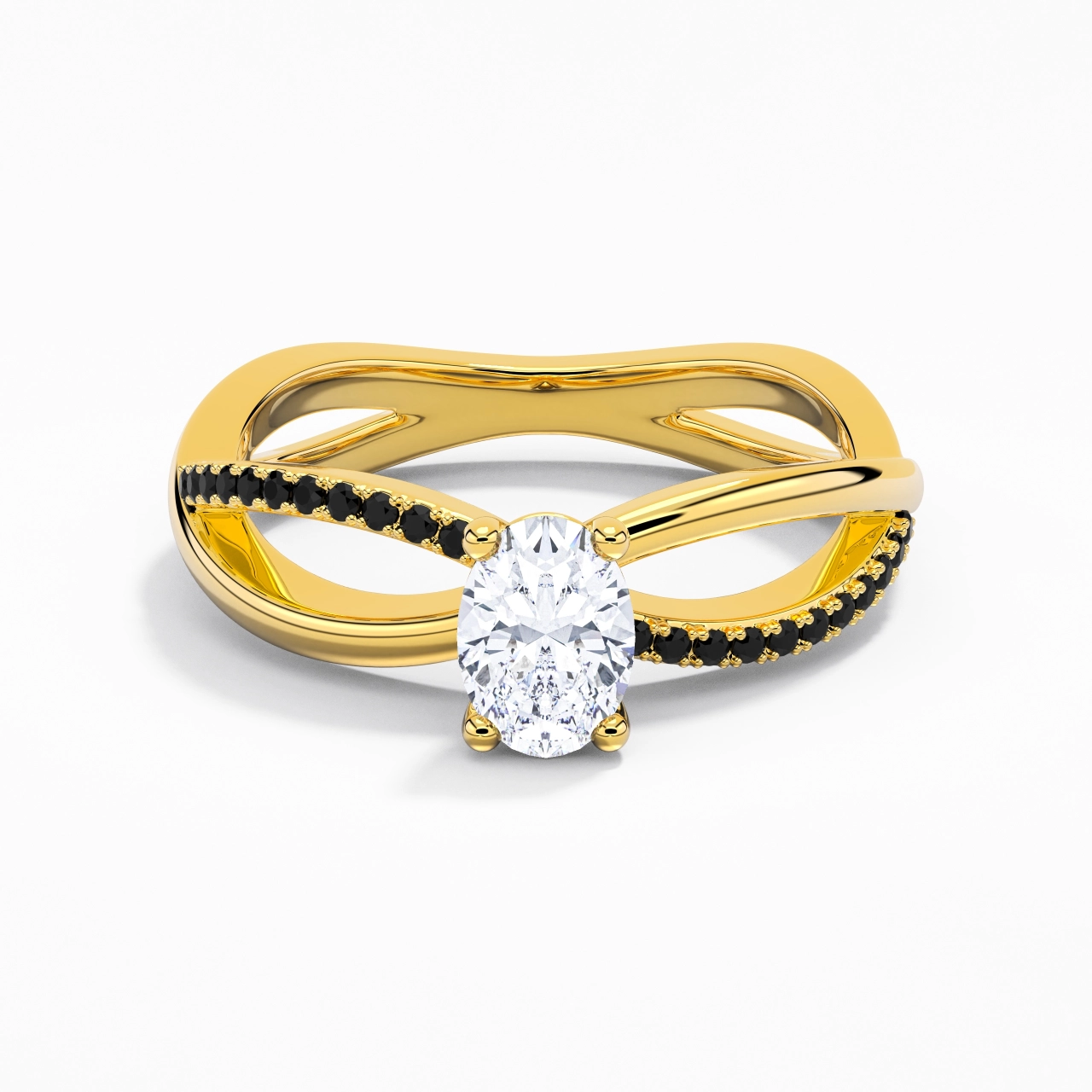 Prong Engagement Ring 1.00ct Cubic Zirconia