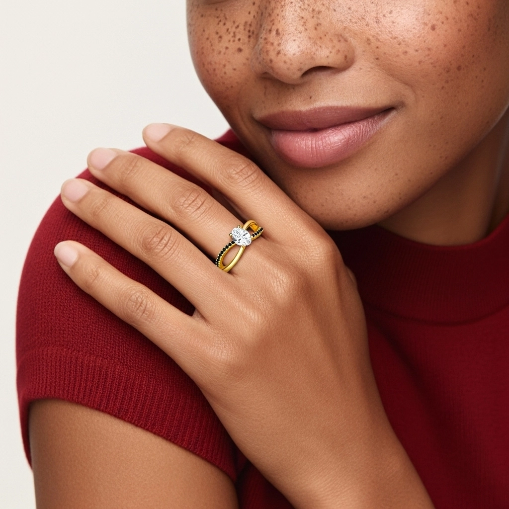 Prong Engagement Ring 1.00ct Cubic Zirconia