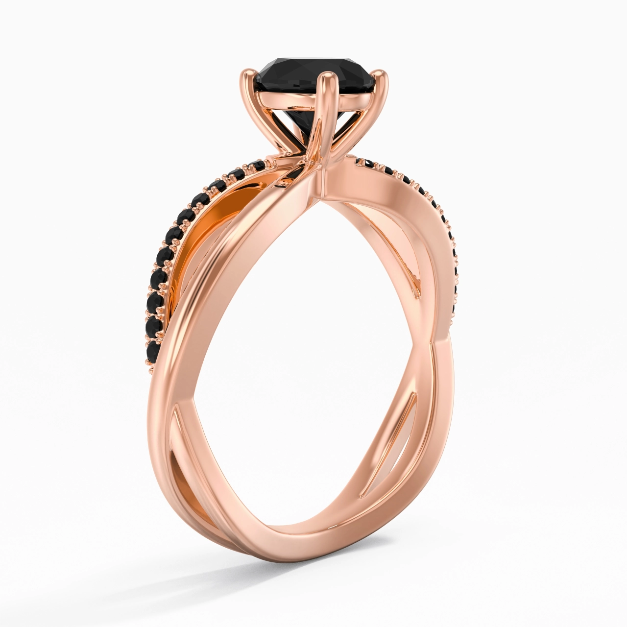 Prong Engagement Ring 1.00ct Cubic Zirconia