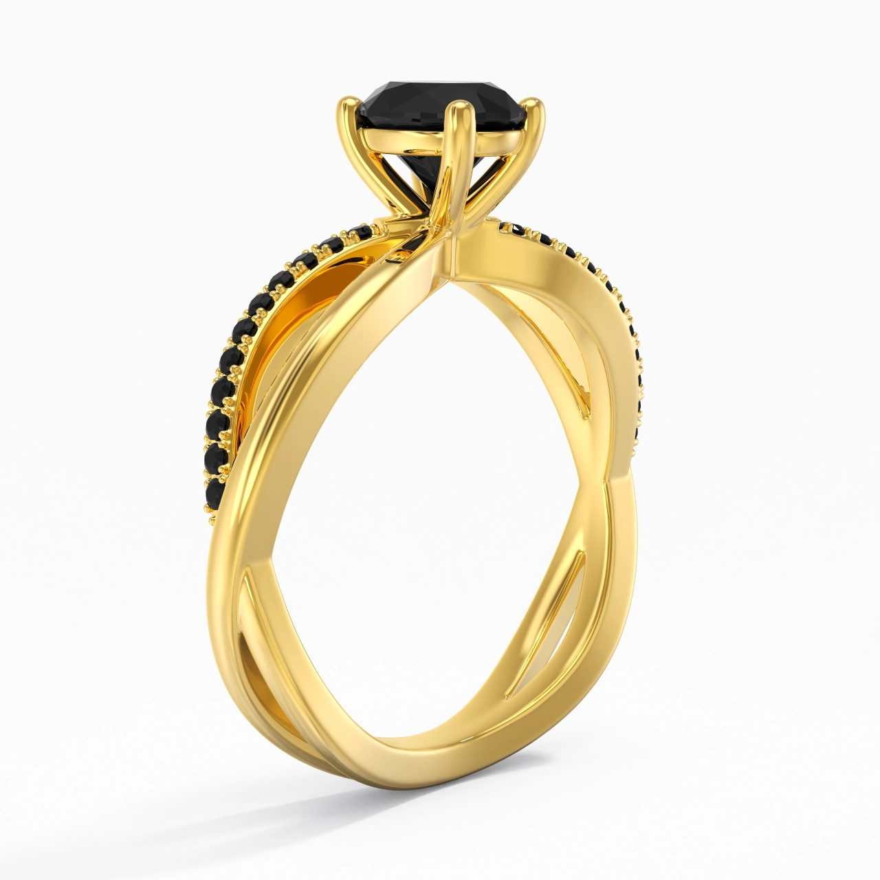 Prong Engagement Ring 1.00ct Cubic Zirconia