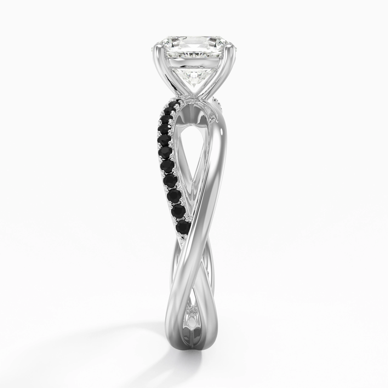 Prong Engagement Ring 1.00ct Cubic Zirconia