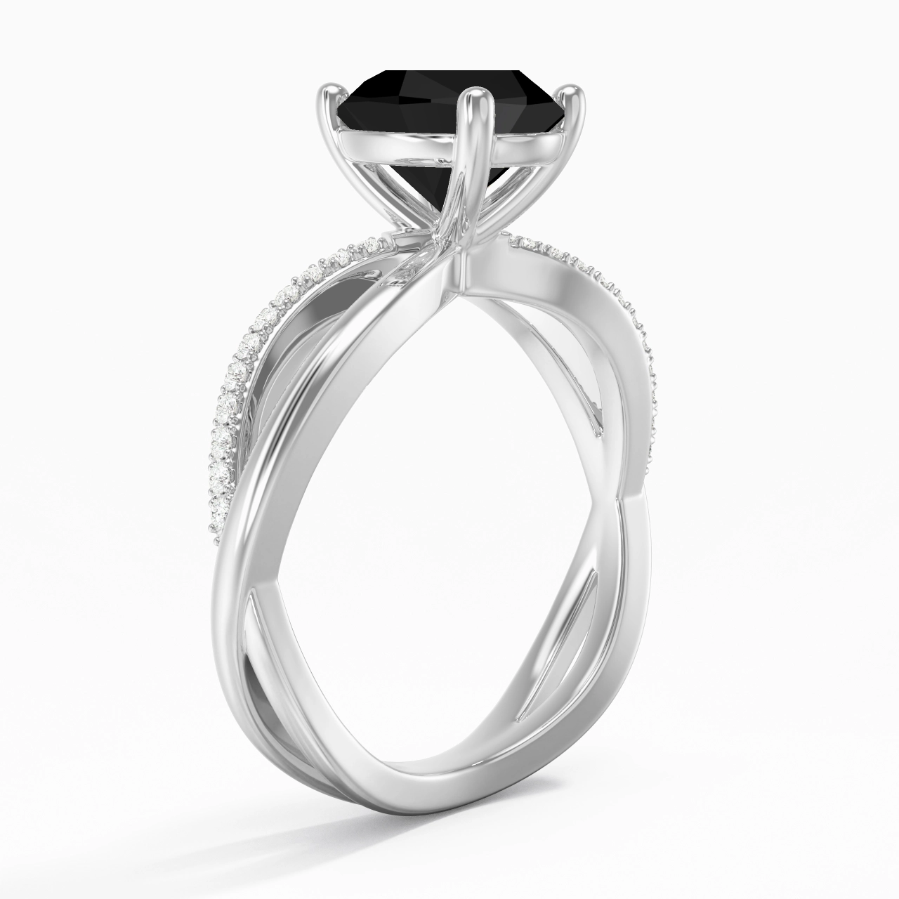 Prong Engagement Ring 2.00ct Cubic Zirconia