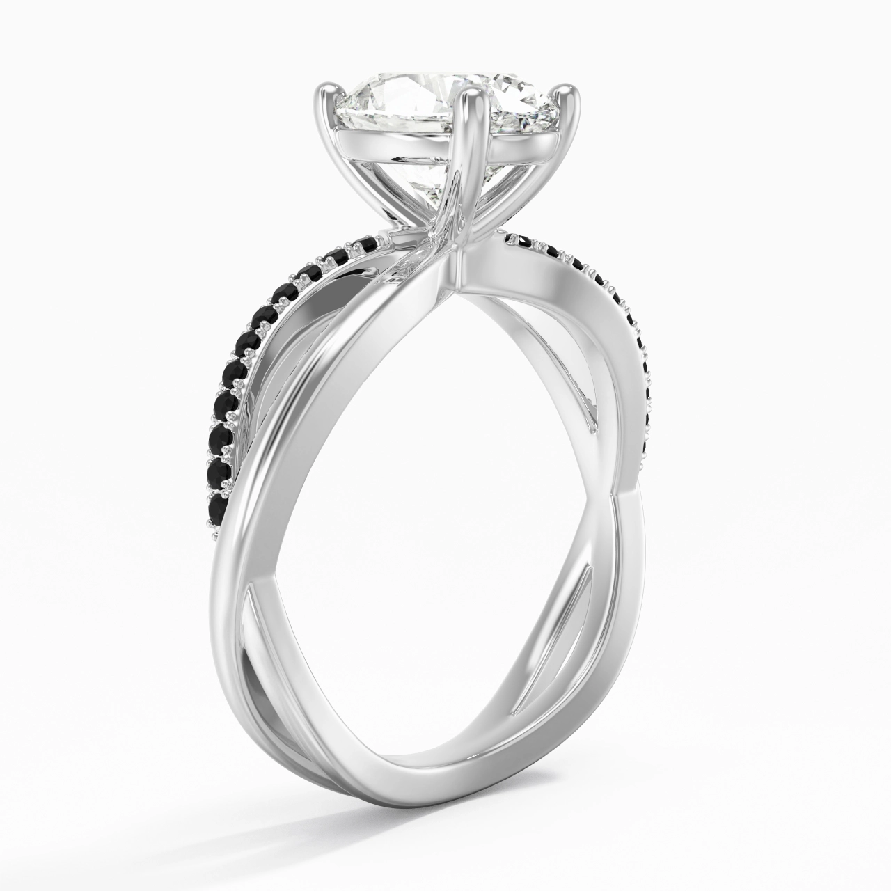 Prong Engagement Ring 2.00ct Cubic Zirconia