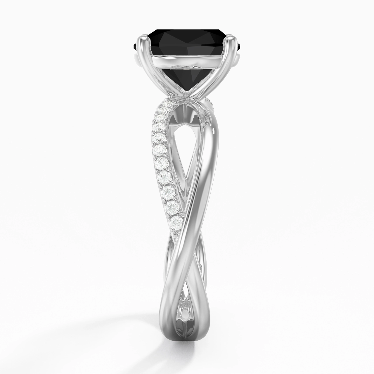 Prong Engagement Ring 2.00ct Cubic Zirconia