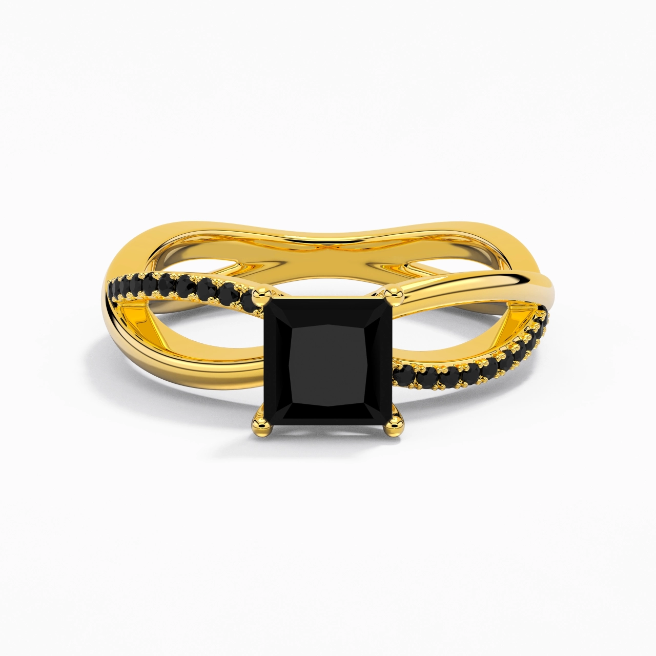 Griffe Bague de fiançailles 1.20ct Zircon cubique