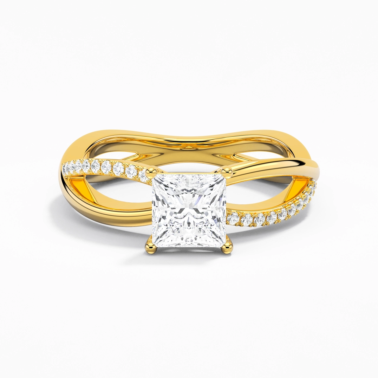 Prong Engagement Ring 1.20ct Moissanite