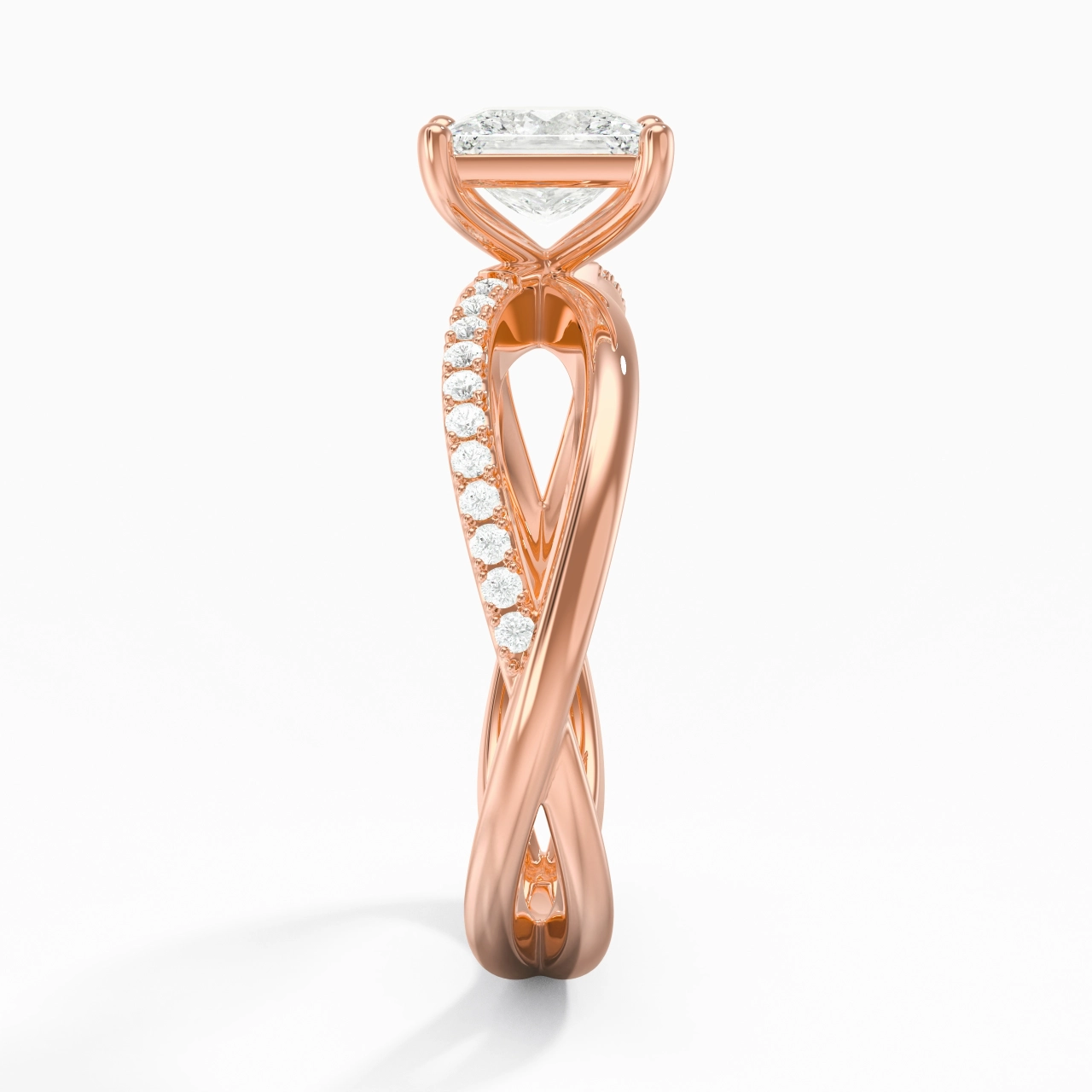 Prong Engagement Ring 1.20ct Moissanite