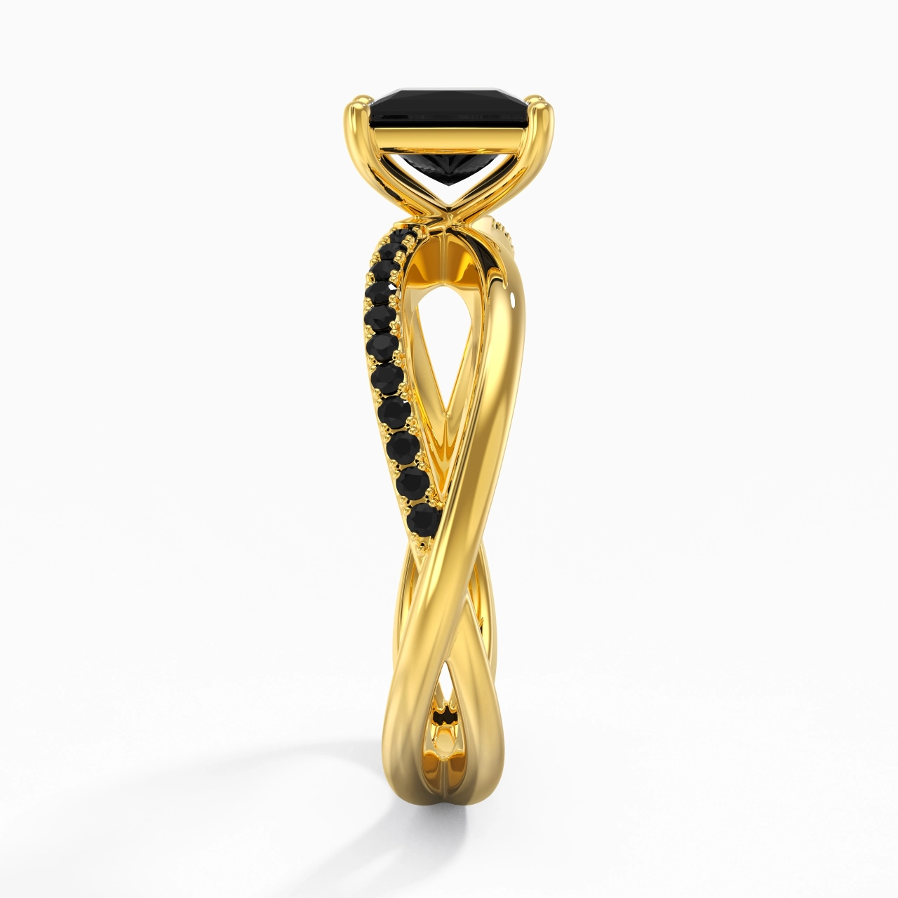 Griffe Bague de fiançailles 1.20ct Zircon cubique