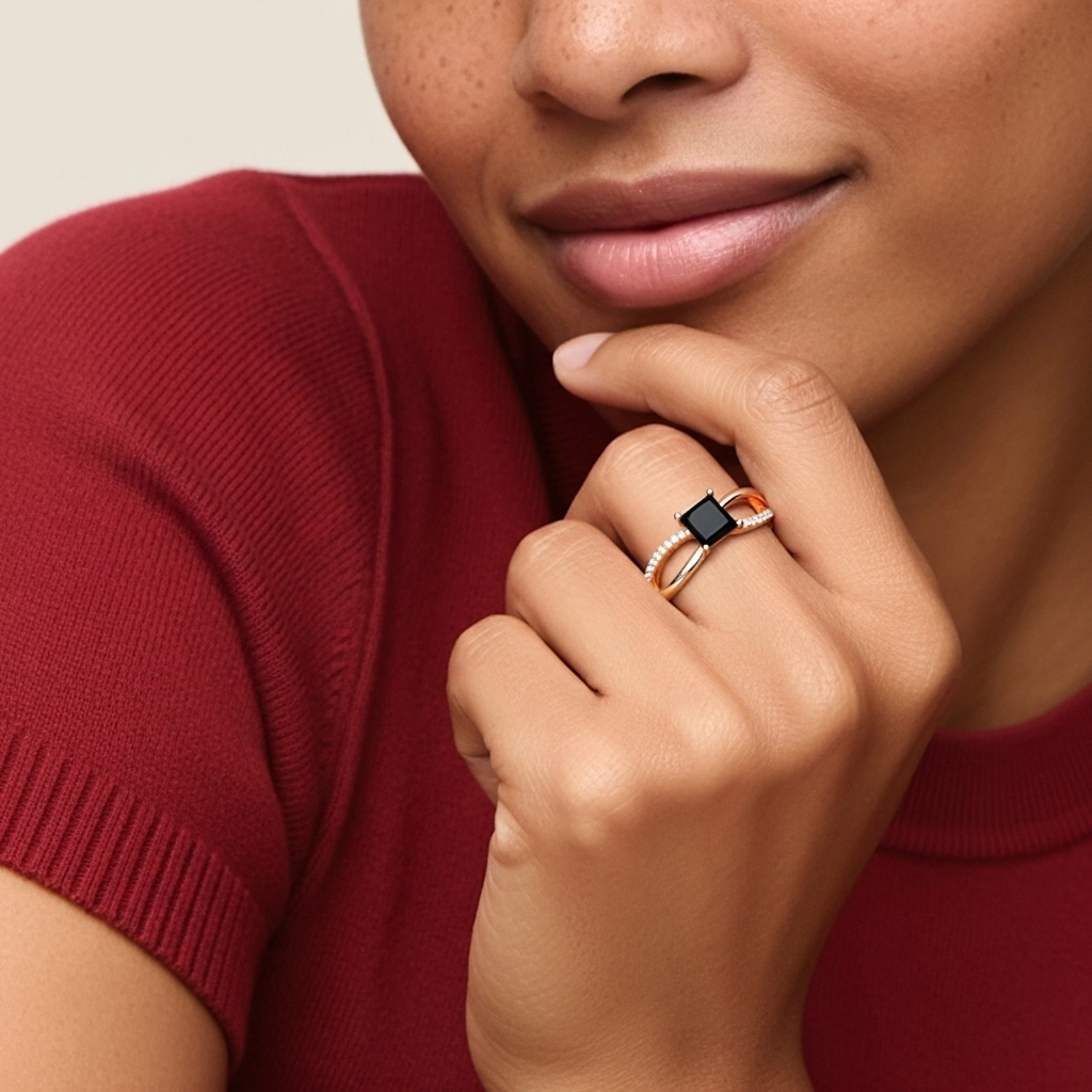 Prong Engagement Ring 1.00ct Cubic Zirconia