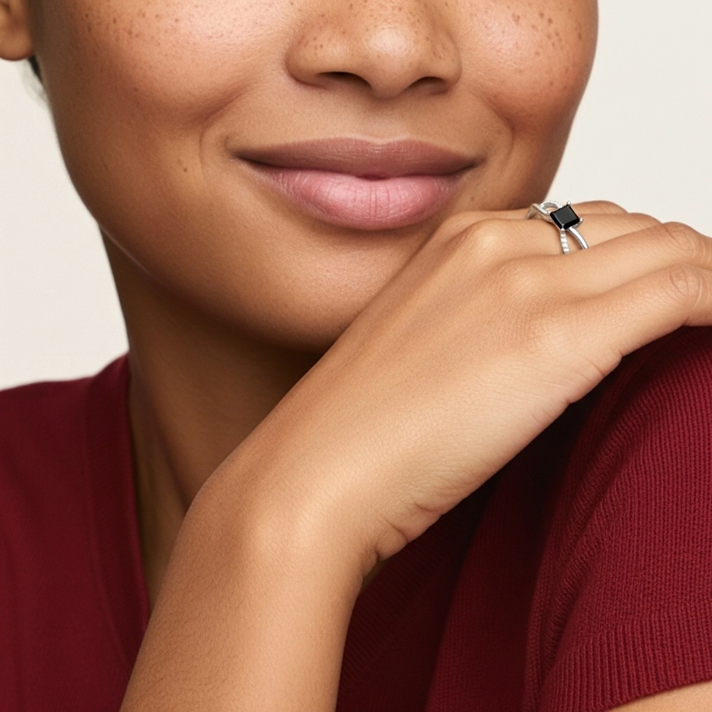 Griffe Bague de fiançailles 1.00ct Zircon cubique