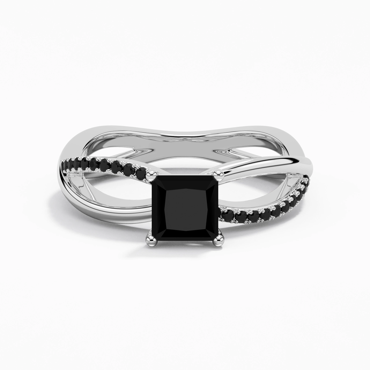 Prong Engagement Ring 1.00ct Cubic Zirconia