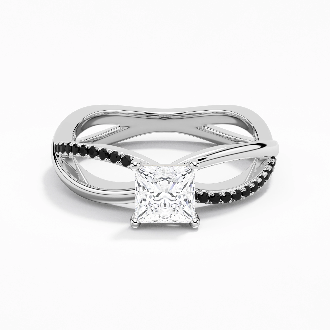 Prong Engagement Ring 1.00ct Cubic Zirconia