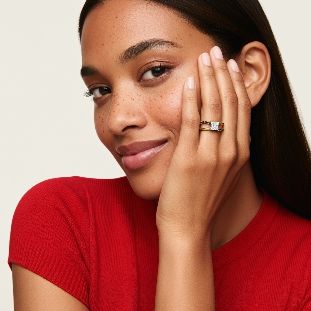 Prong Engagement Ring 1.00ct Cubic Zirconia