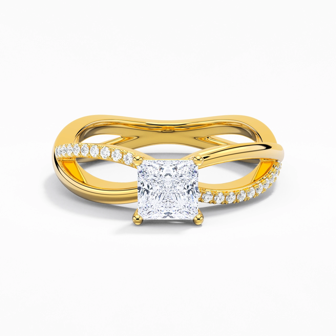 Prong Engagement Ring 1.00ct Moissanite