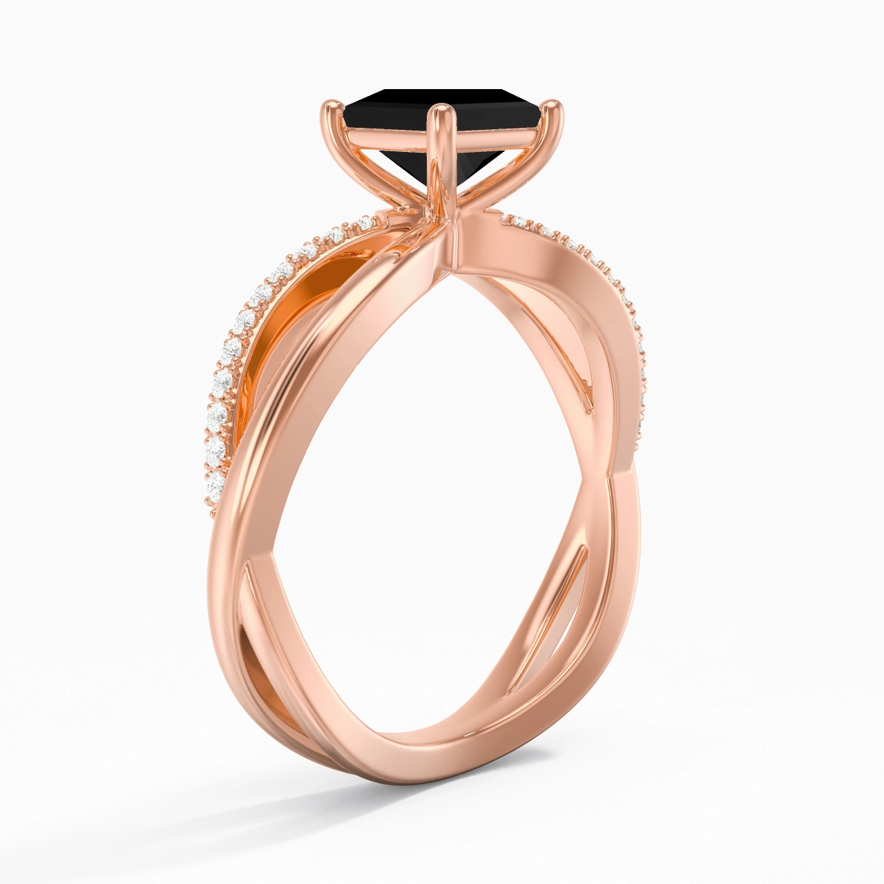 Prong Engagement Ring 1.00ct Cubic Zirconia