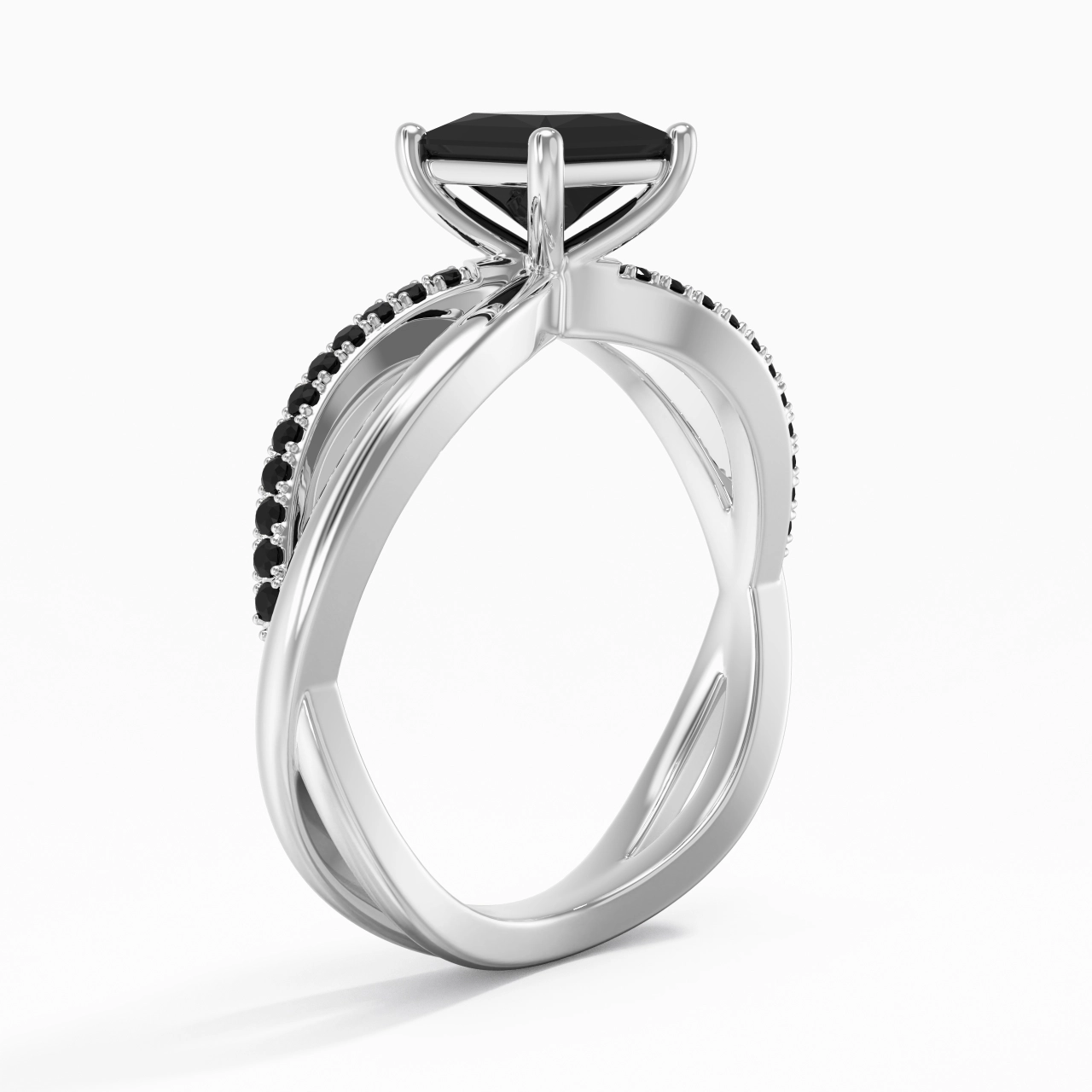 Prong Engagement Ring 1.00ct Cubic Zirconia