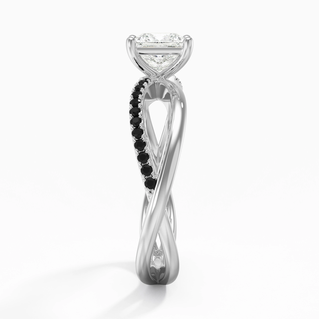 Prong Engagement Ring 1.00ct Cubic Zirconia