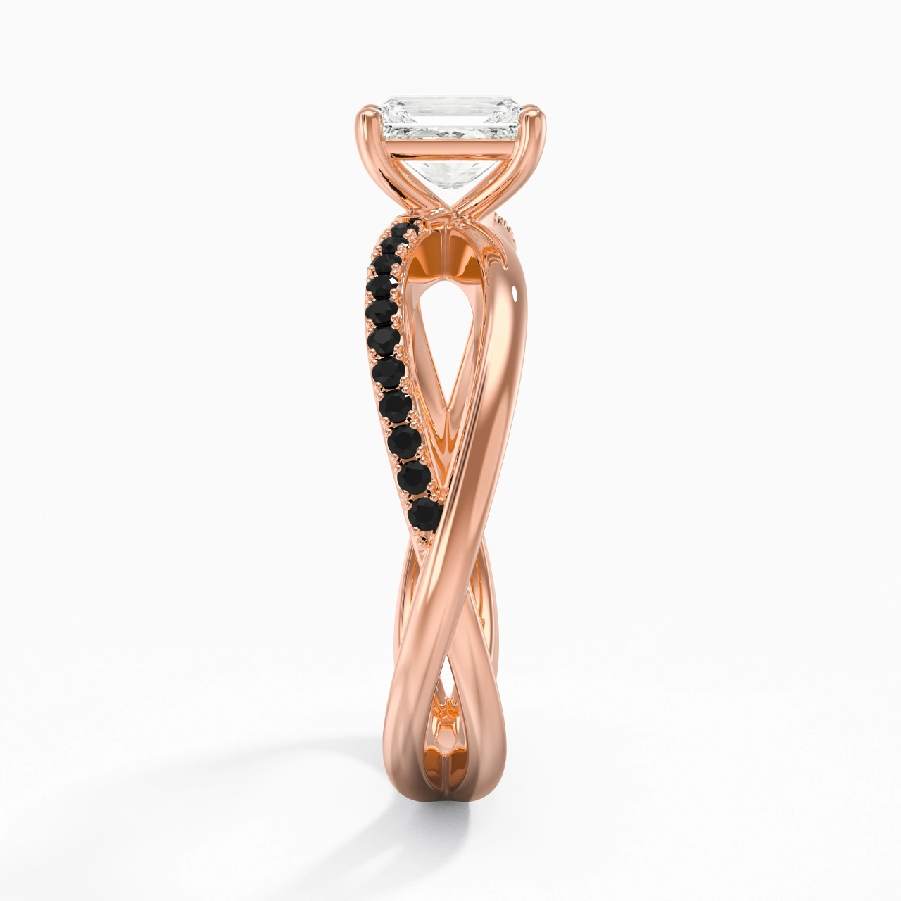 Prong Engagement Ring 0.80ct Cubic Zirconia