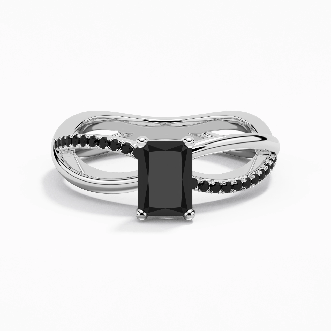 Prong Engagement Ring 1.00ct Cubic Zirconia