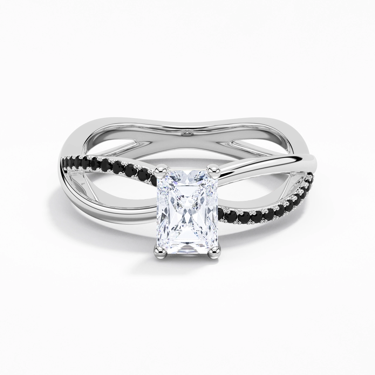 Prong Engagement Ring 1.00ct Cubic Zirconia