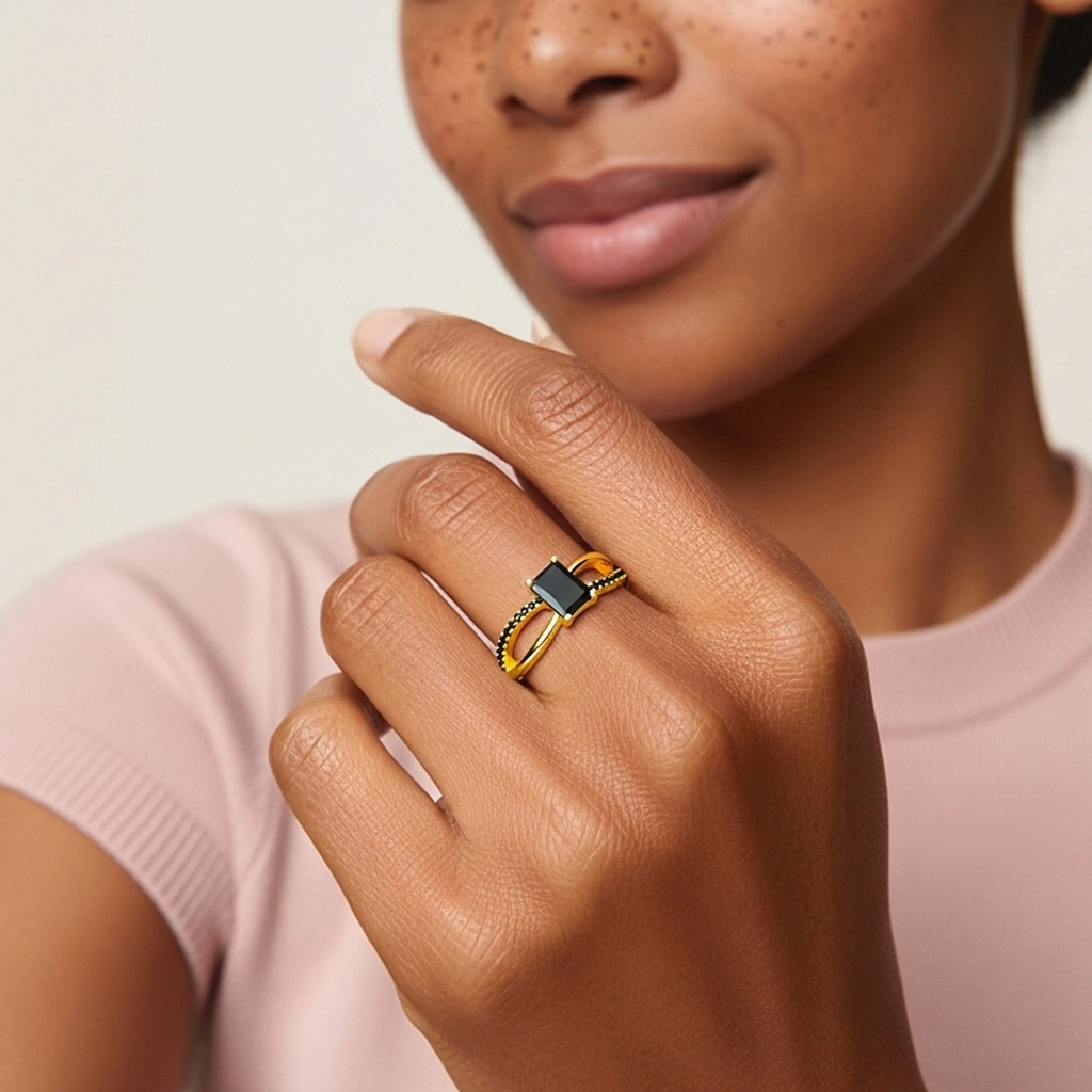 Prong Engagement Ring 0.80ct Cubic Zirconia