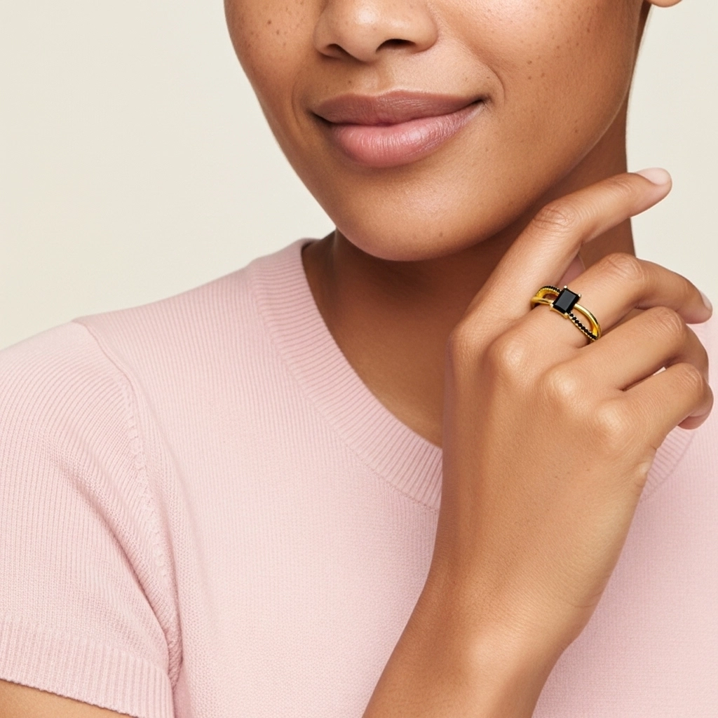 Prong Engagement Ring 0.80ct Cubic Zirconia