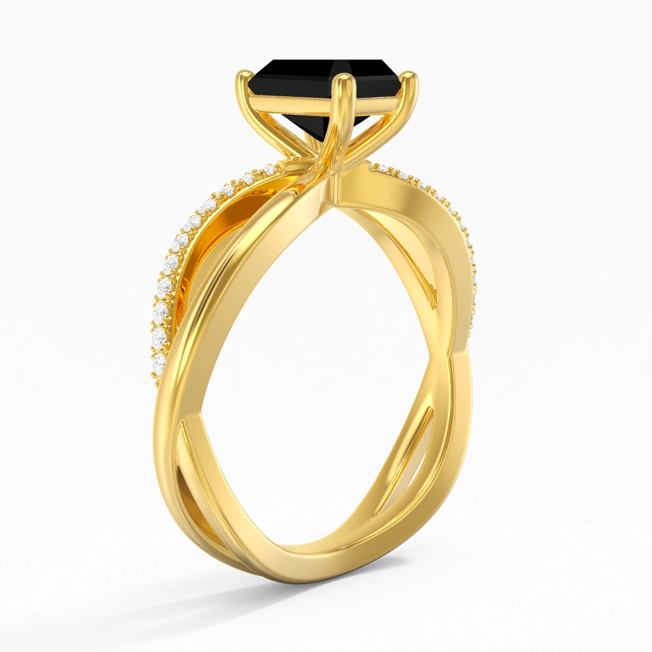 Prong Engagement Ring 1.00ct Cubic Zirconia